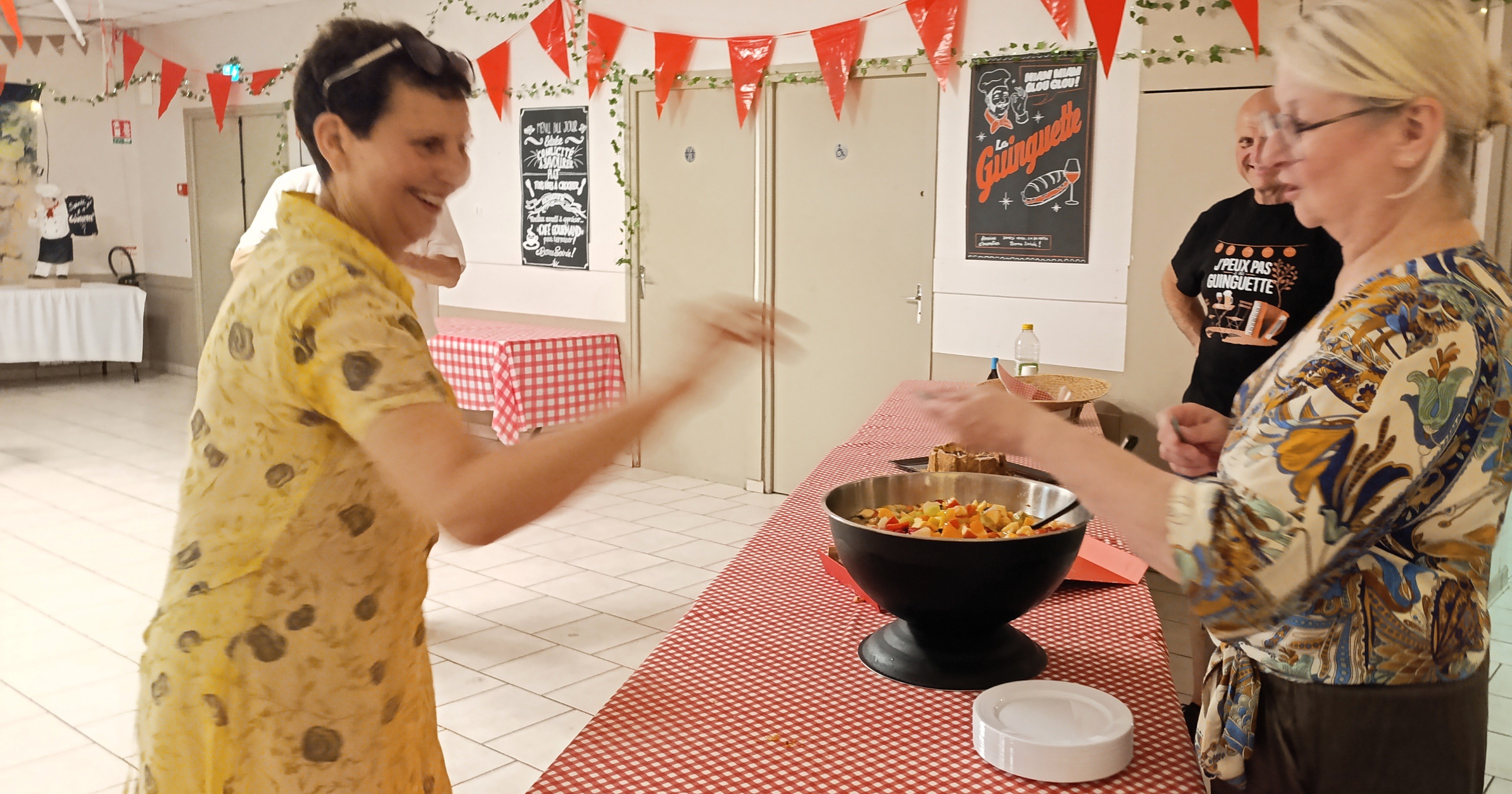 La gagnante de la tombola !