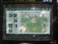 Panneau de la foret regionale de ferrieres
